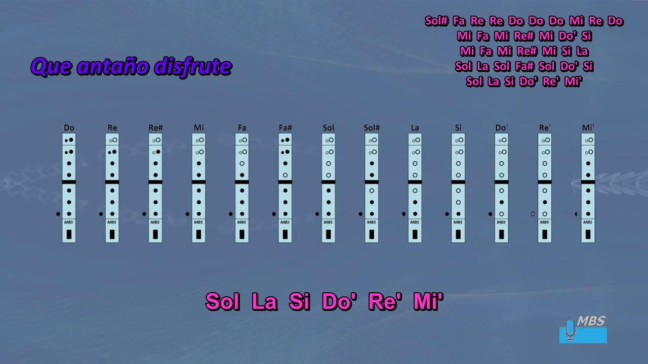 Notas para flauta (ES): Adiós muchachos (Carlos Gardel), notas para flauta